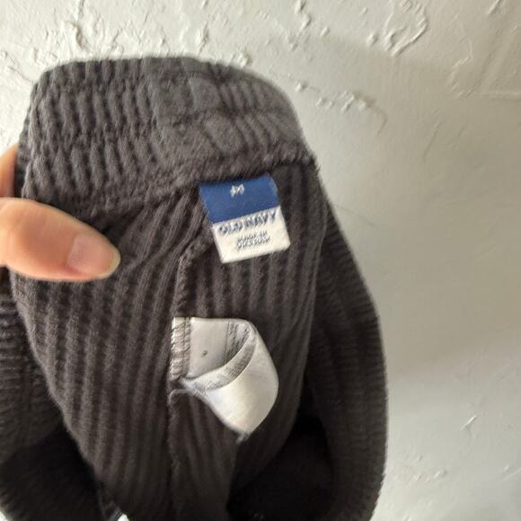 Old Navy Dark Grey Waffle Knit Button Front Lounge‎ Shorts Size M - Picture 3 of 8